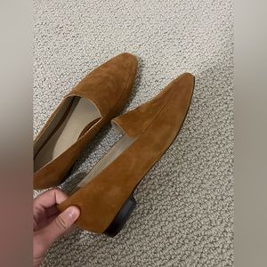 Suede reformation mules